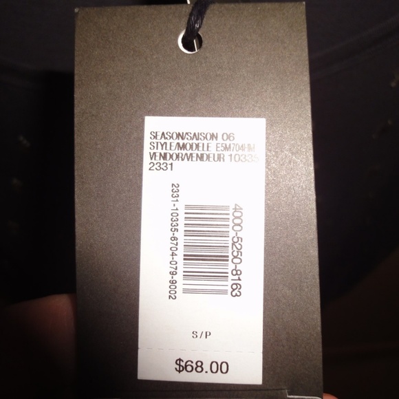 NWT Armani Exchange Embellished Top - Picture 2 of 4